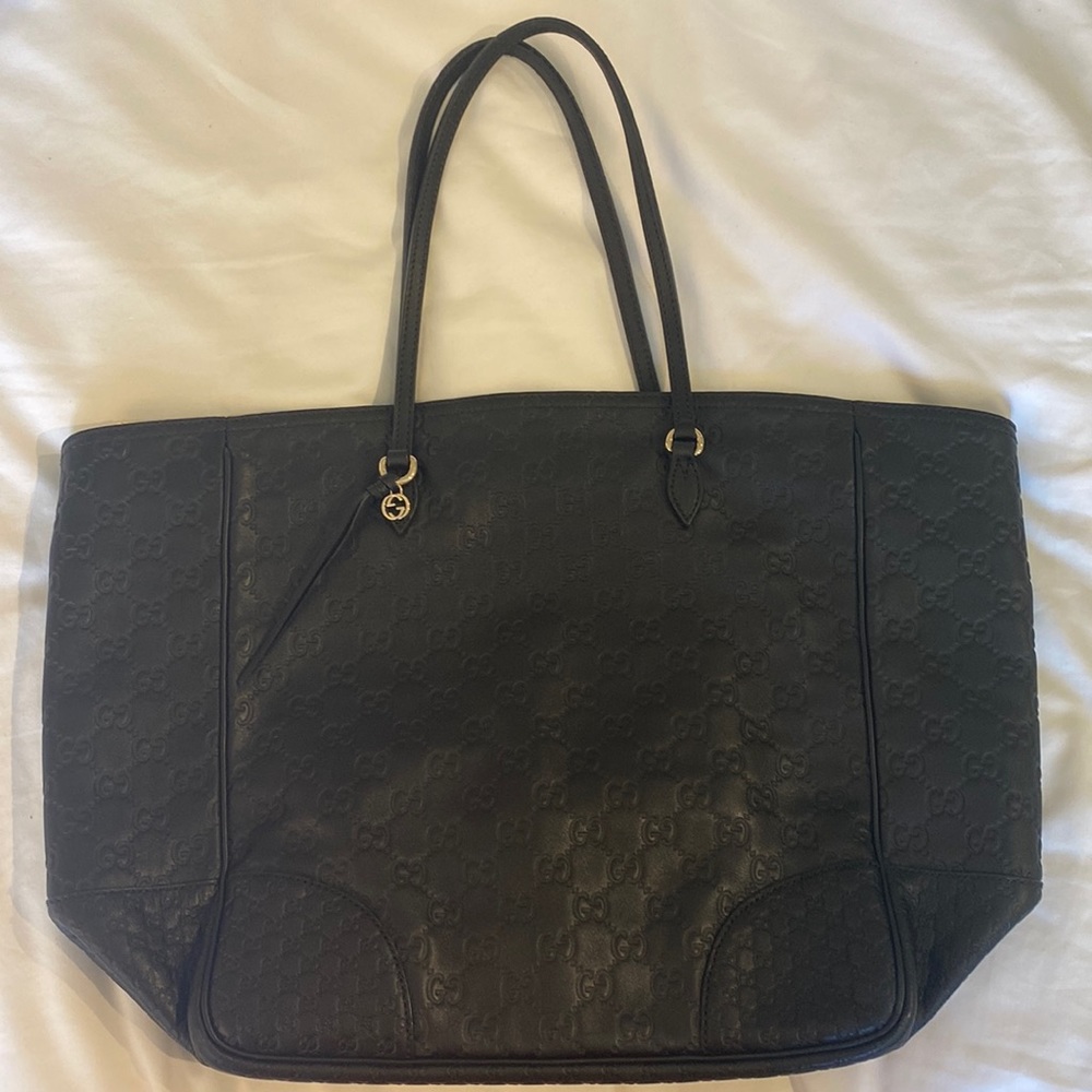 Gucci Guccissima Tote Bag - black